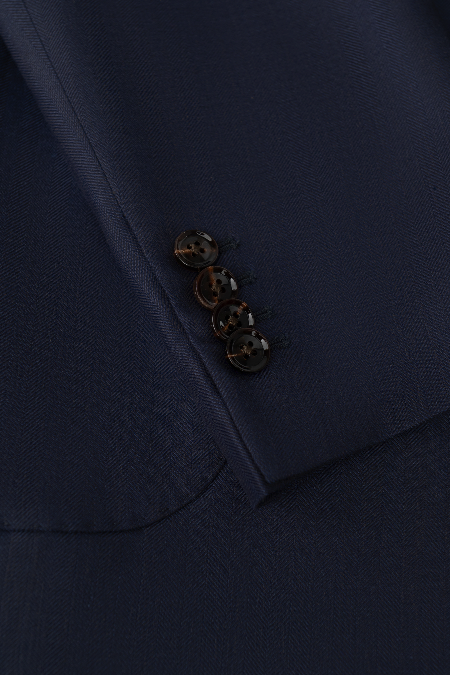 Jasje van scheerwol, zijde en linnen | BLUE NAVY