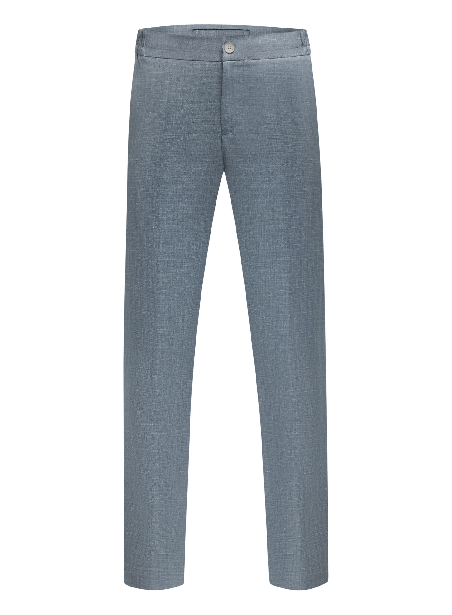 Pantalon van scheerwol, zijde en linnen | L.Blauw