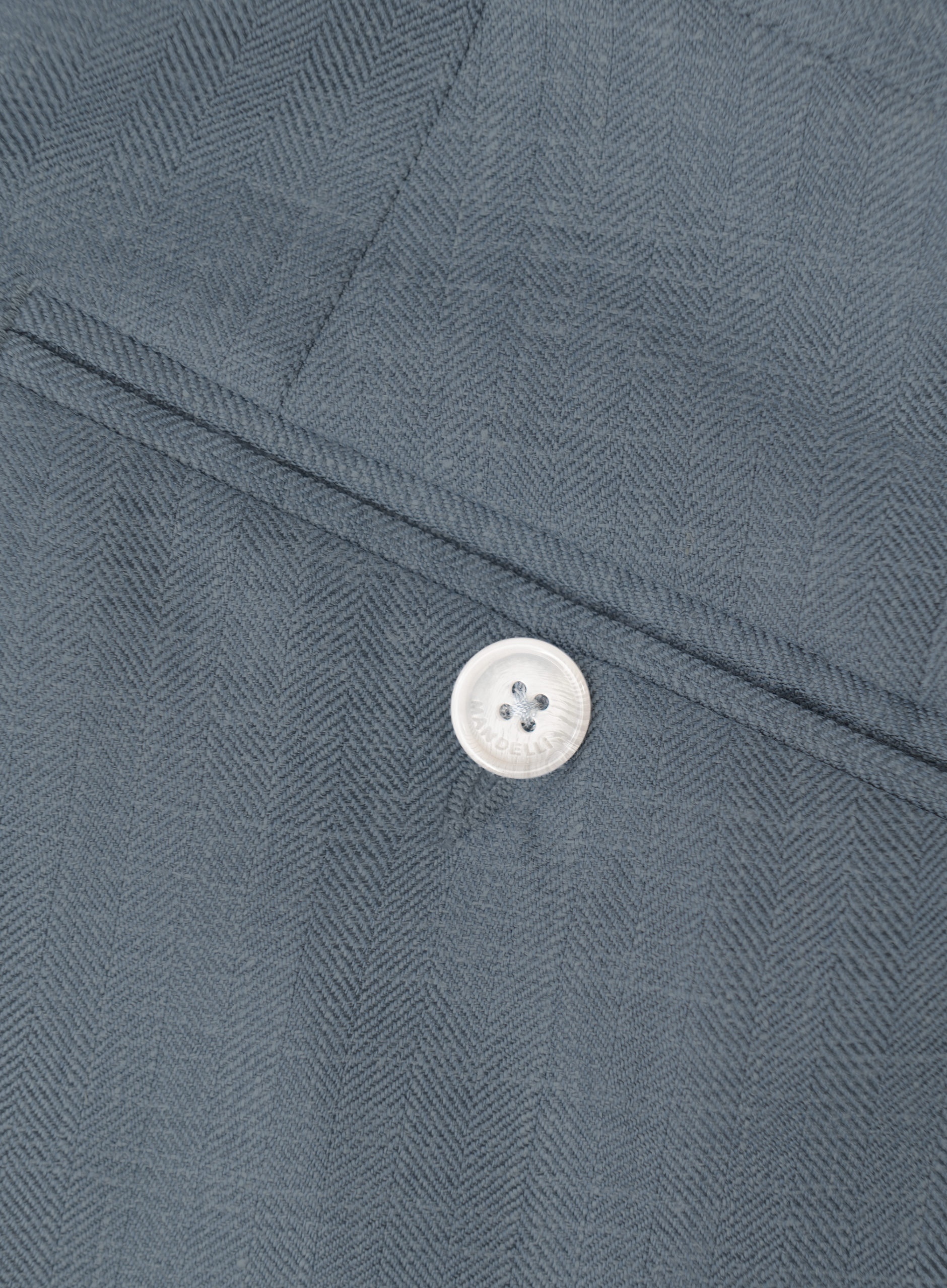 Pantalon van scheerwol, zijde en linnen | FULL_WIDTH | L.Blauw