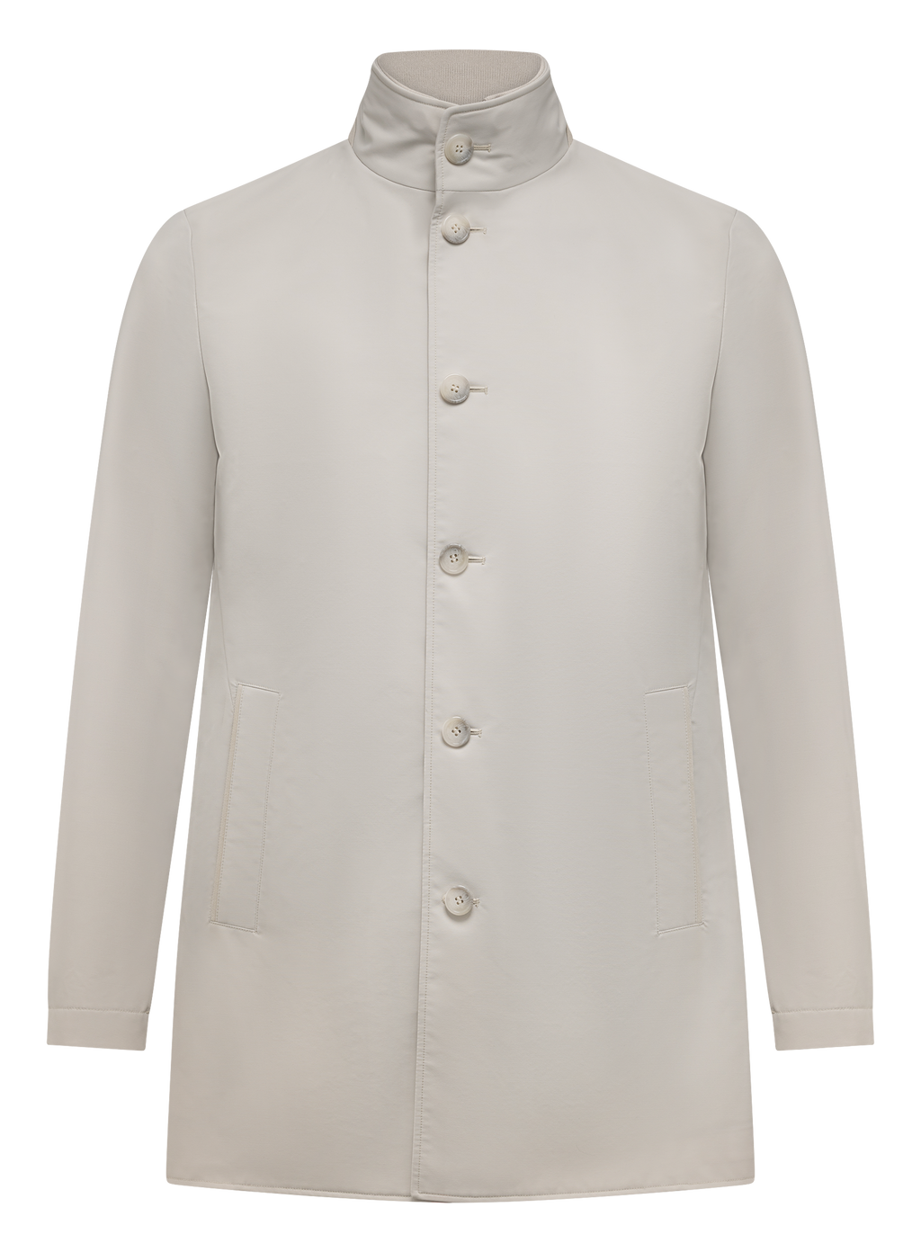 Jas van scheerwol | Beige