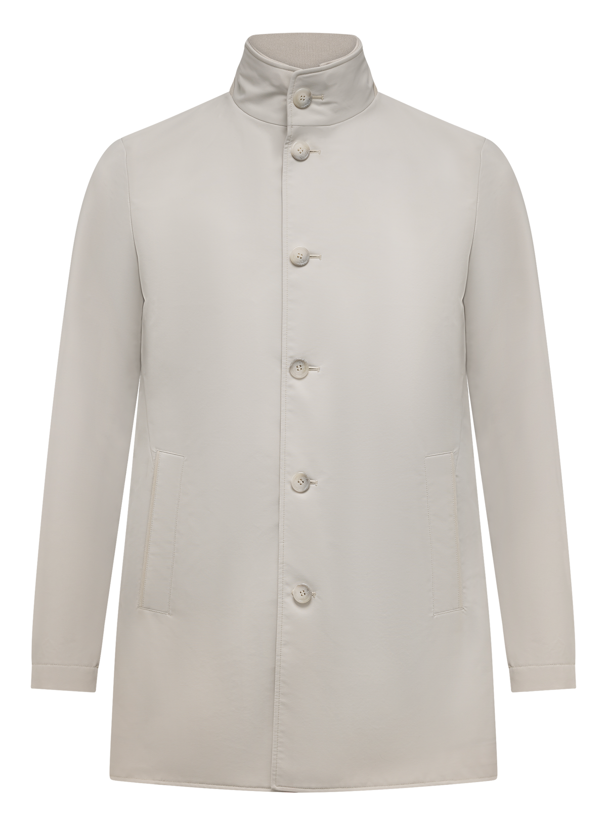 Jas van scheerwol | Beige