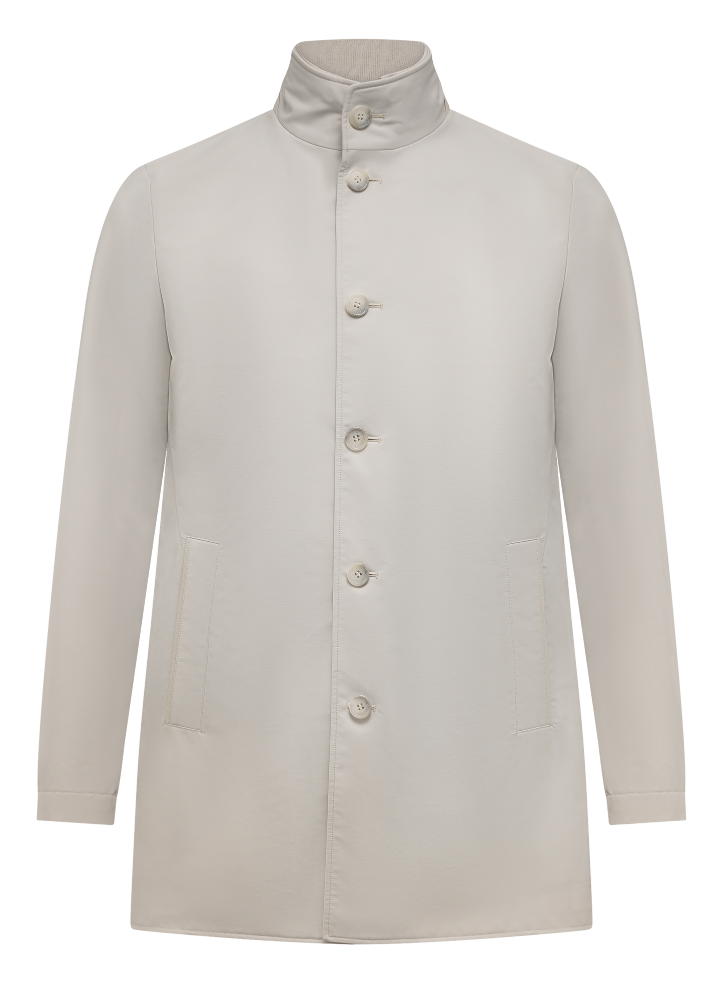 Jas van scheerwol | Beige