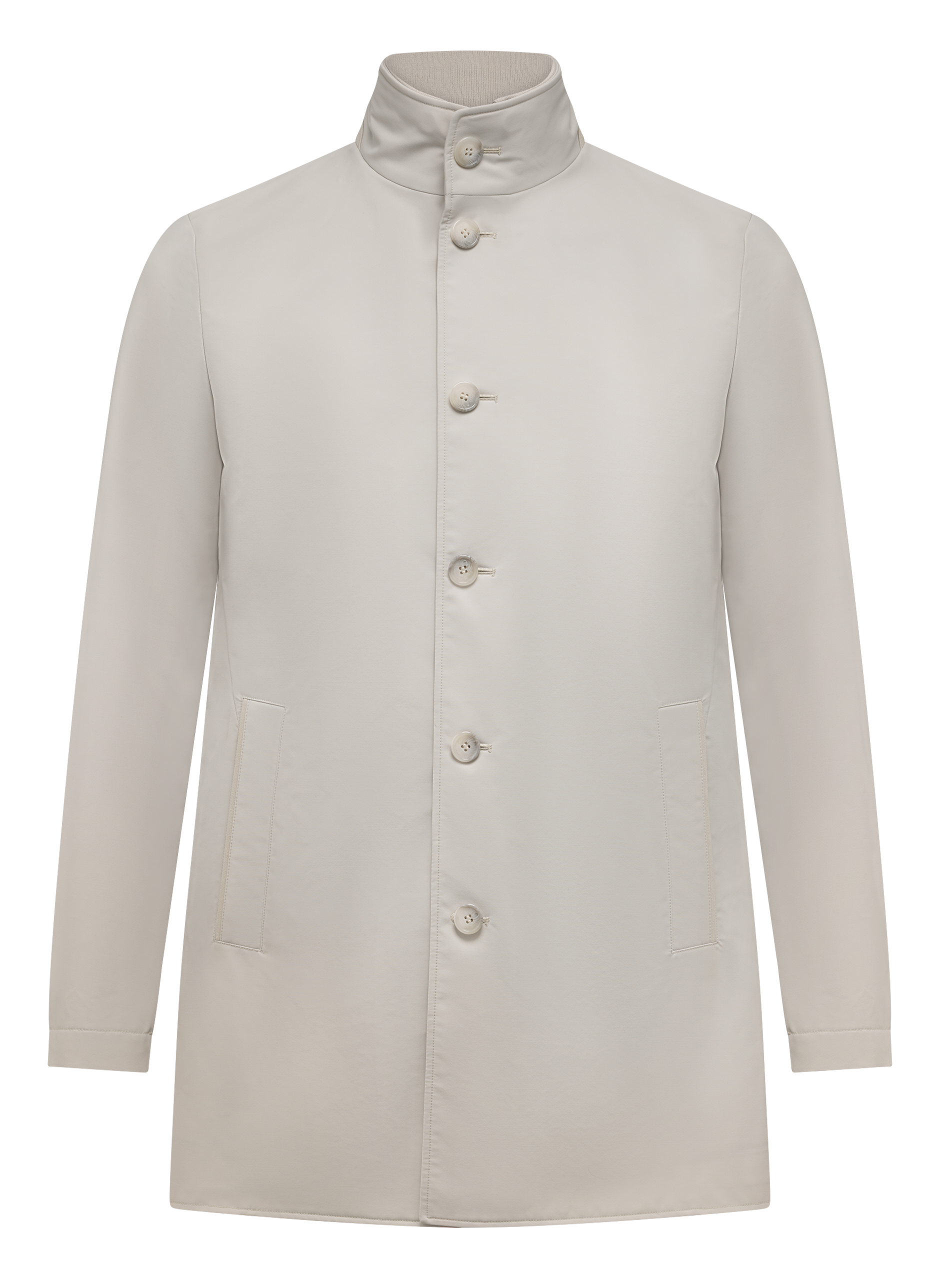 Jas van scheerwol | Beige