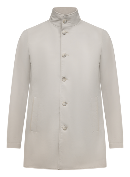 Jas van scheerwol | Beige