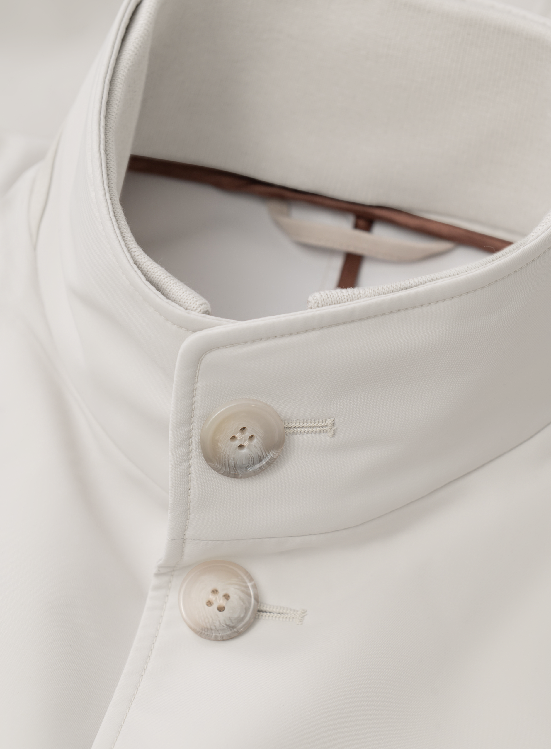 Jas van scheerwol | Beige