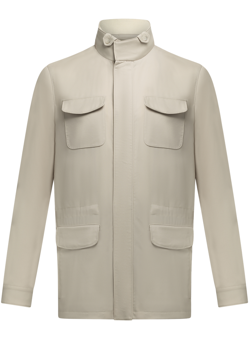 Field jacket van wol