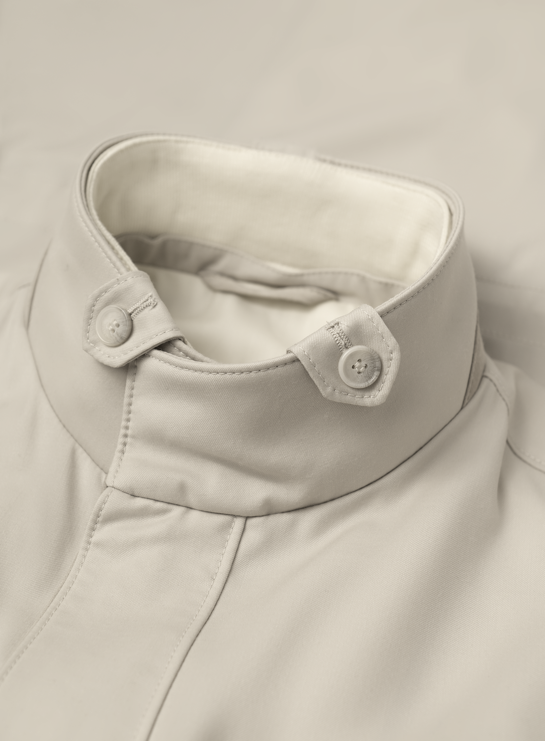 Field jacket van wol | Beige