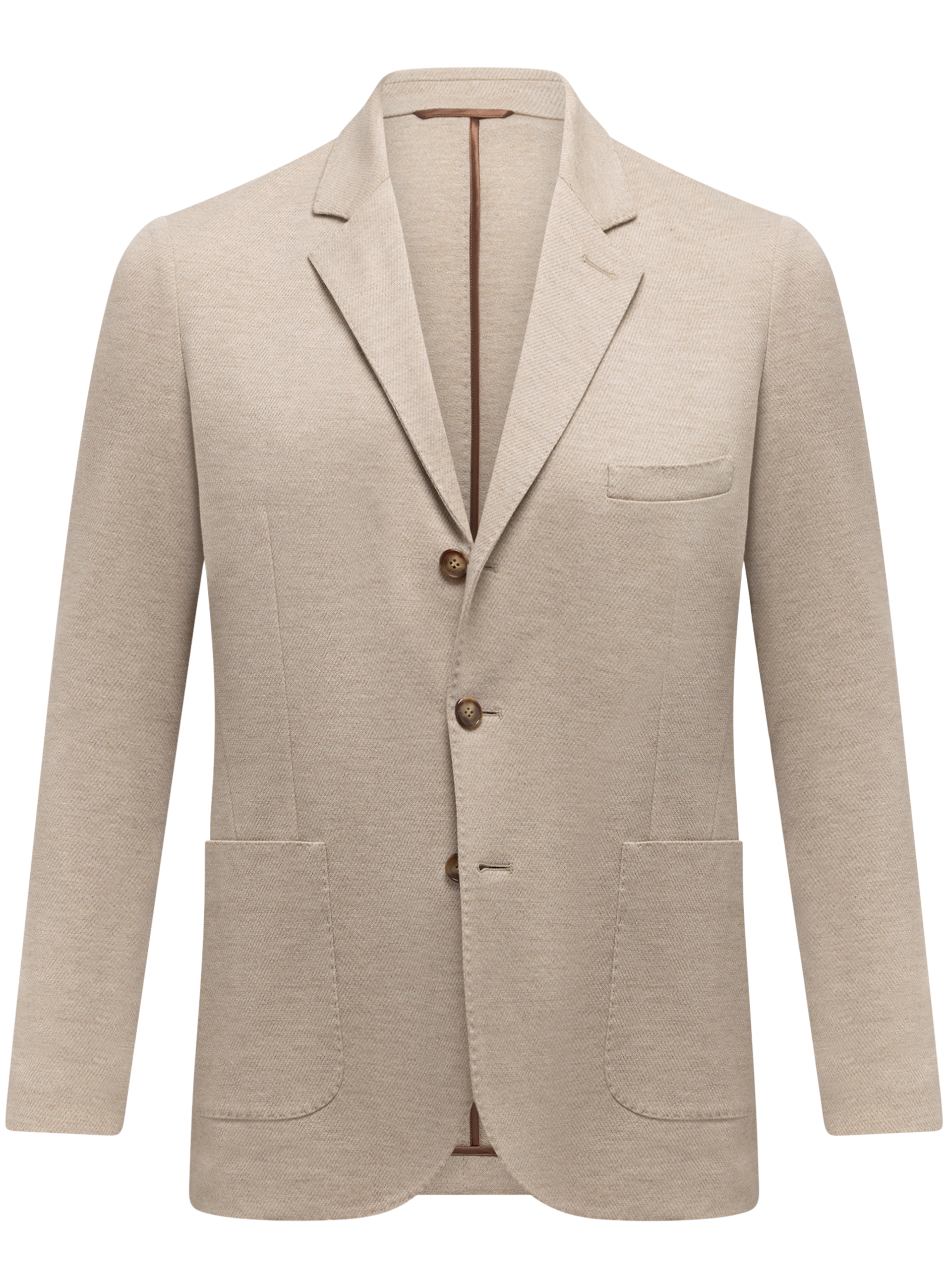 Jasje van scheerwol en katoen | FULL_WIDTH | Beige