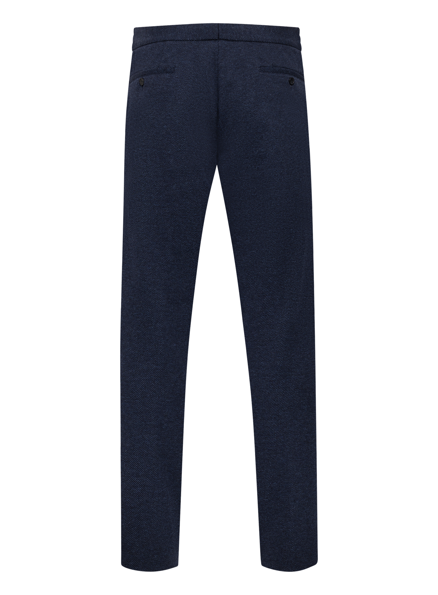 Broek van scheerwol en katoen | FULL_WIDTH | Blauw