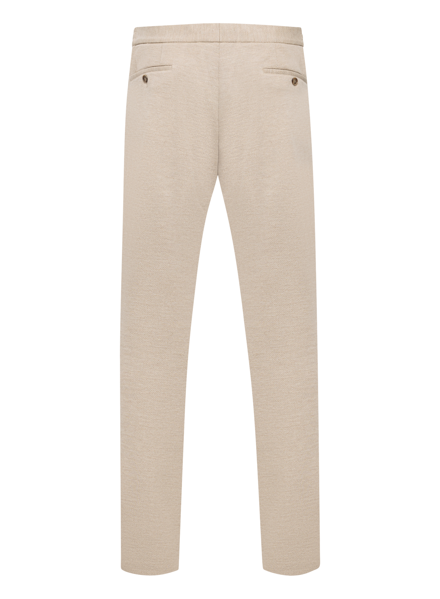 Broek van scheerwol en katoen | FULL_WIDTH | Beige