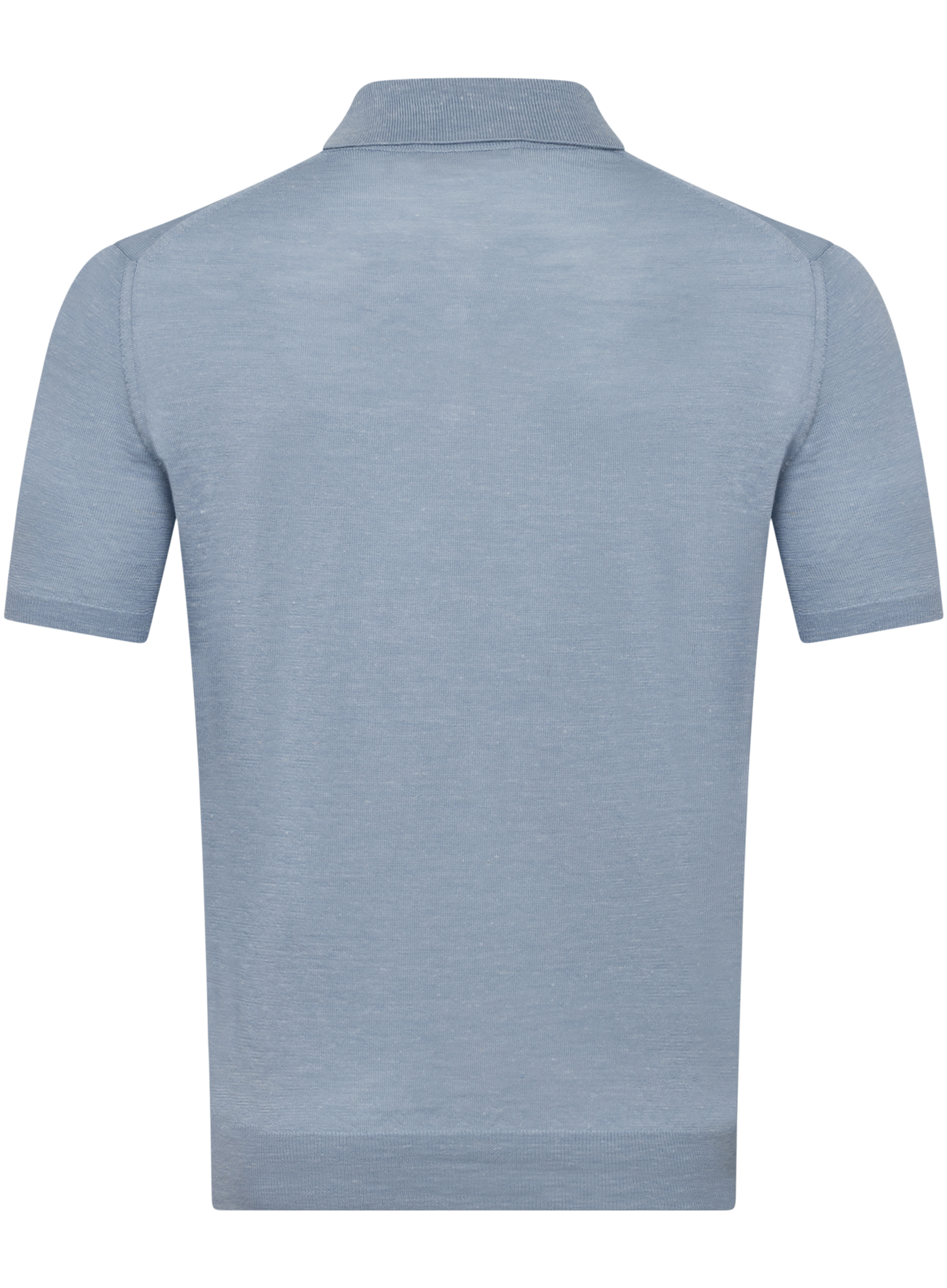 Cashmere-zijde-hennep polo | FULL_WIDTH | L.Blauw