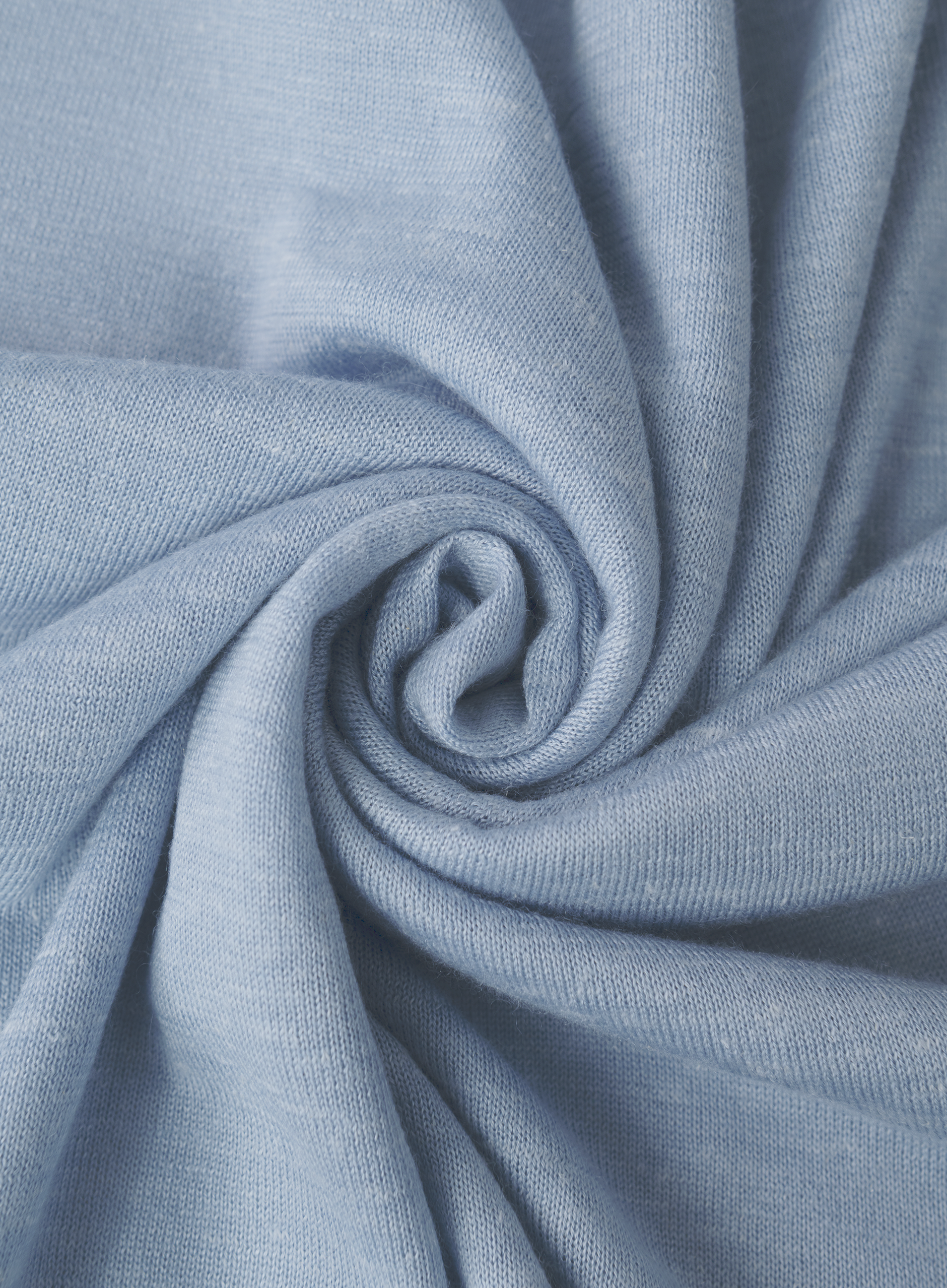 Cashmere-zijde-hennep polo | FULL_WIDTH | L.Blauw