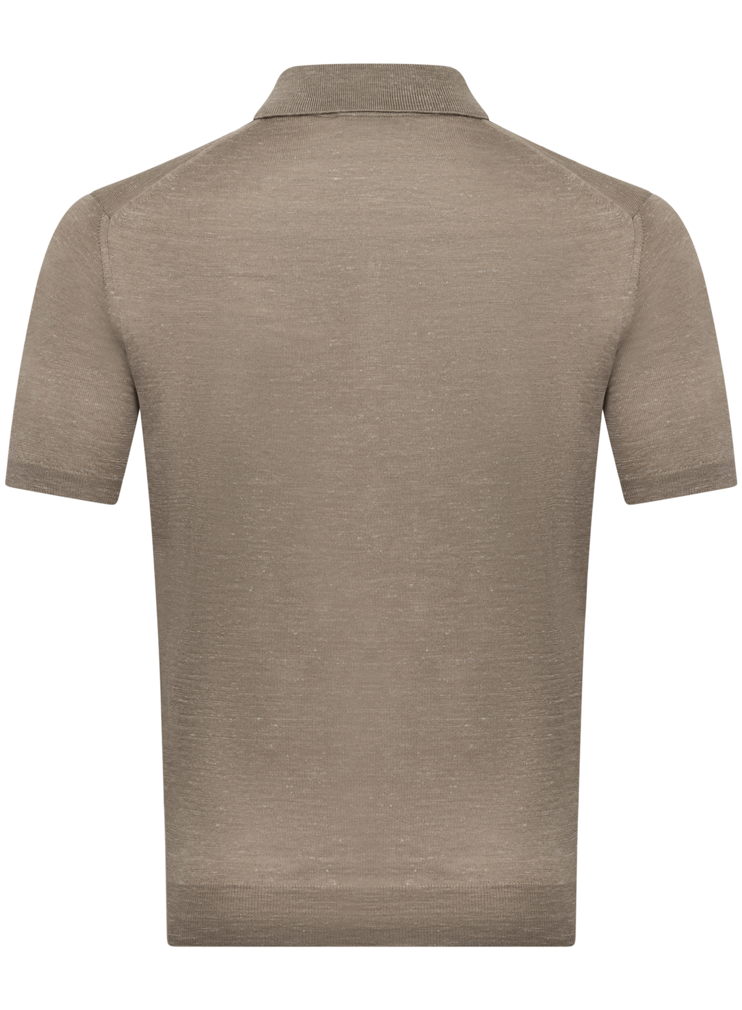 Cashmere-zijde-hennep polo | FULL_WIDTH | Beige