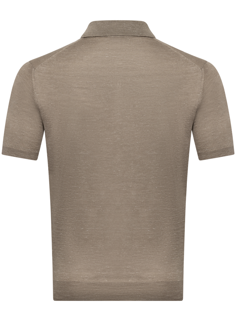 Cashmere-silk-hemp polo