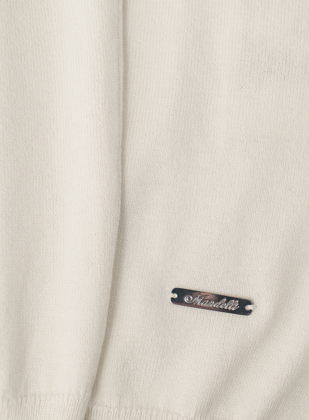 Half-zip polo van zijde en katoen | FULL_WIDTH | ROOM-WIT