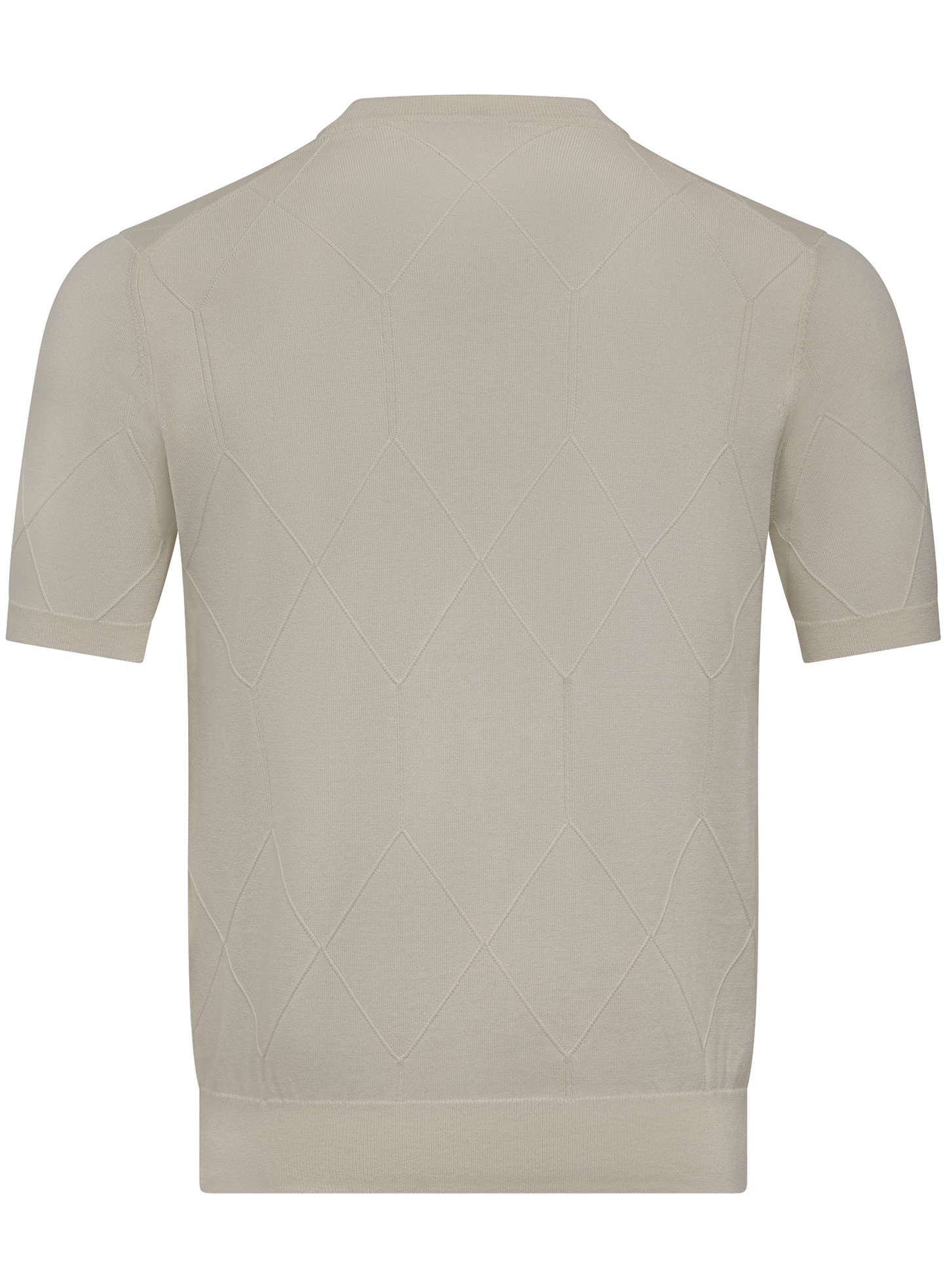 T-shirt van zijde en katoen | ROOM-WIT