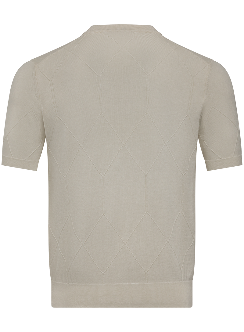 Silk and cotton T-shirt