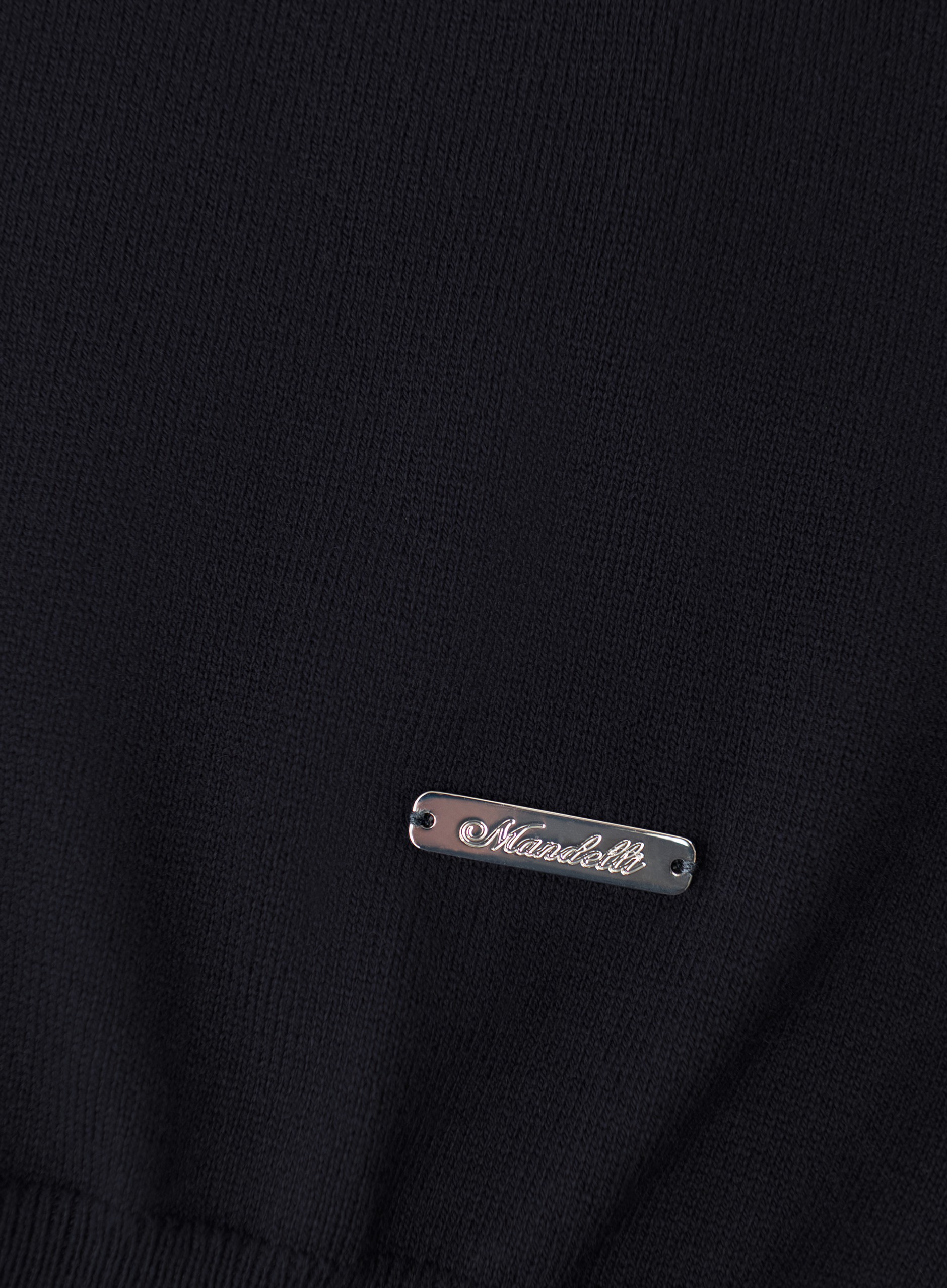 T-shirt van zijde en katoen | FULL_WIDTH | BLUE NAVY