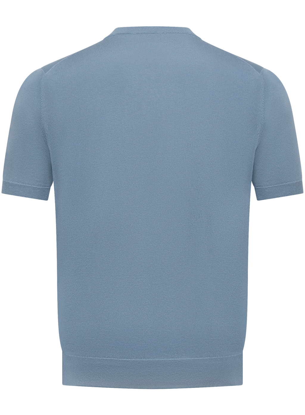T-shirt van zijde en katoen | L.Blauw