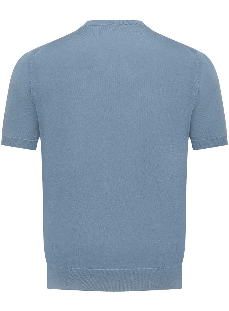 Silk and cotton T-shirt