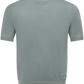 T-shirt van zijde en katoen | Groen