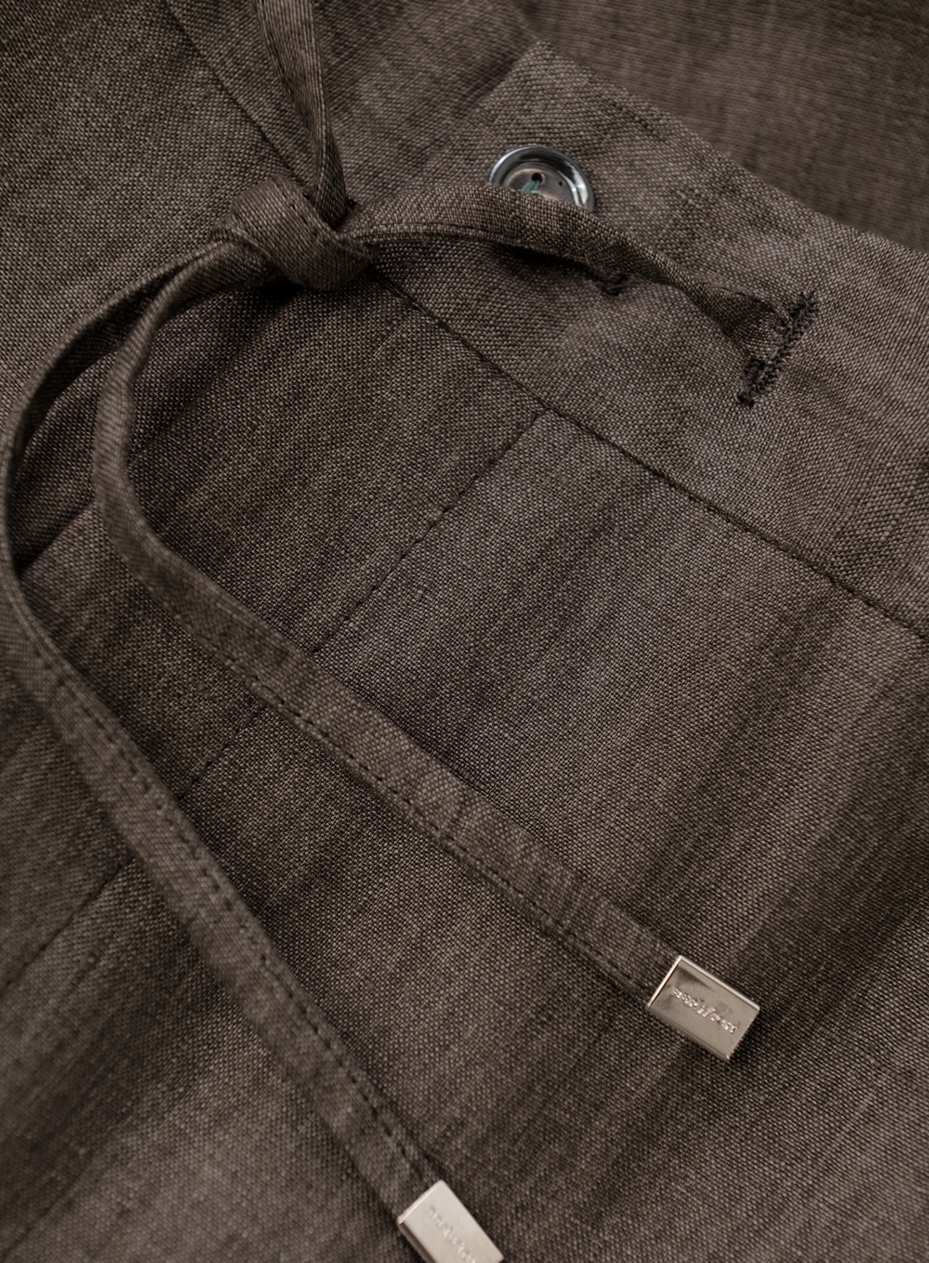 Spiaggia short van linnen | Licht Bruin