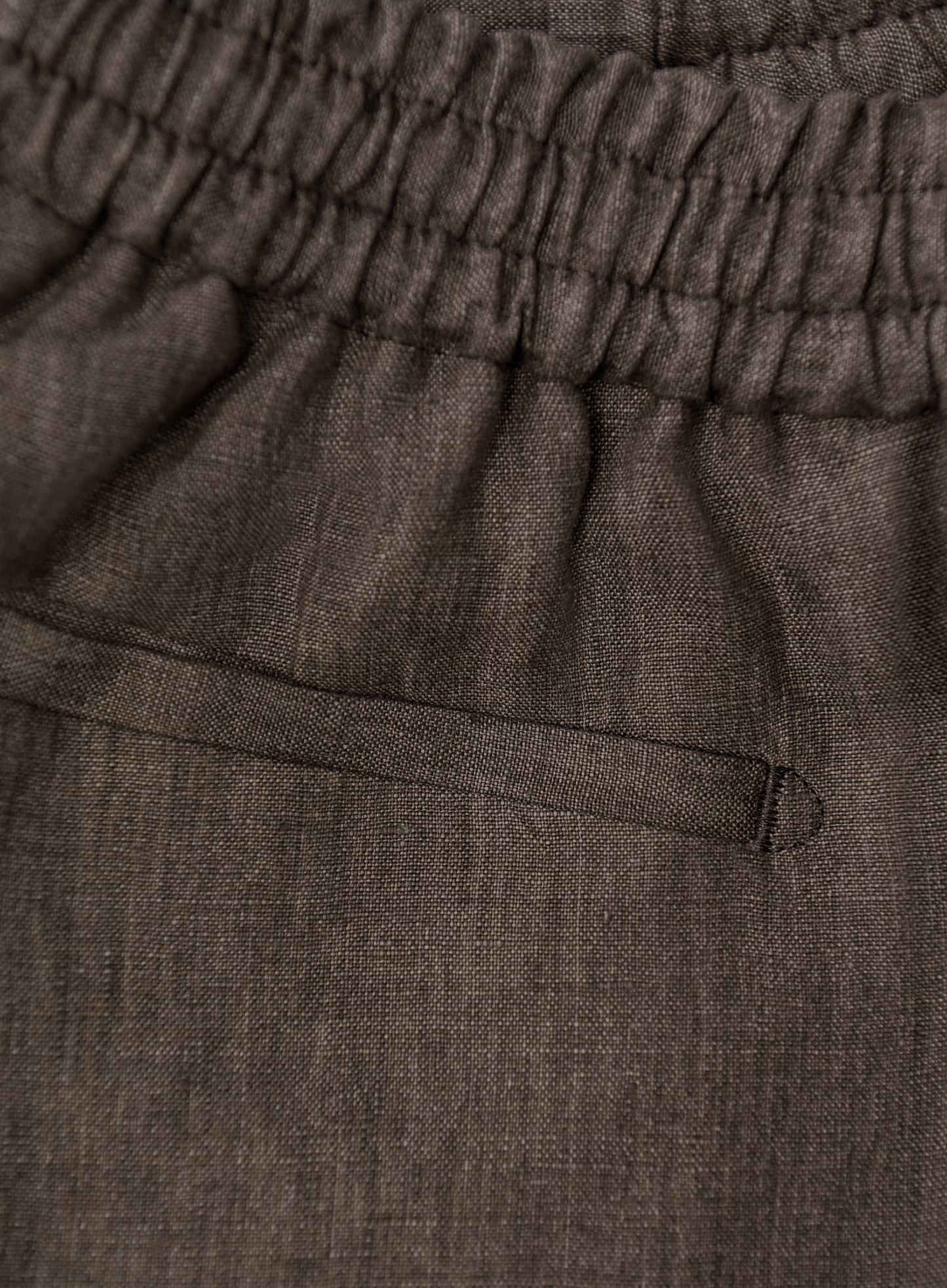 Spiaggia short van linnen | Licht Bruin