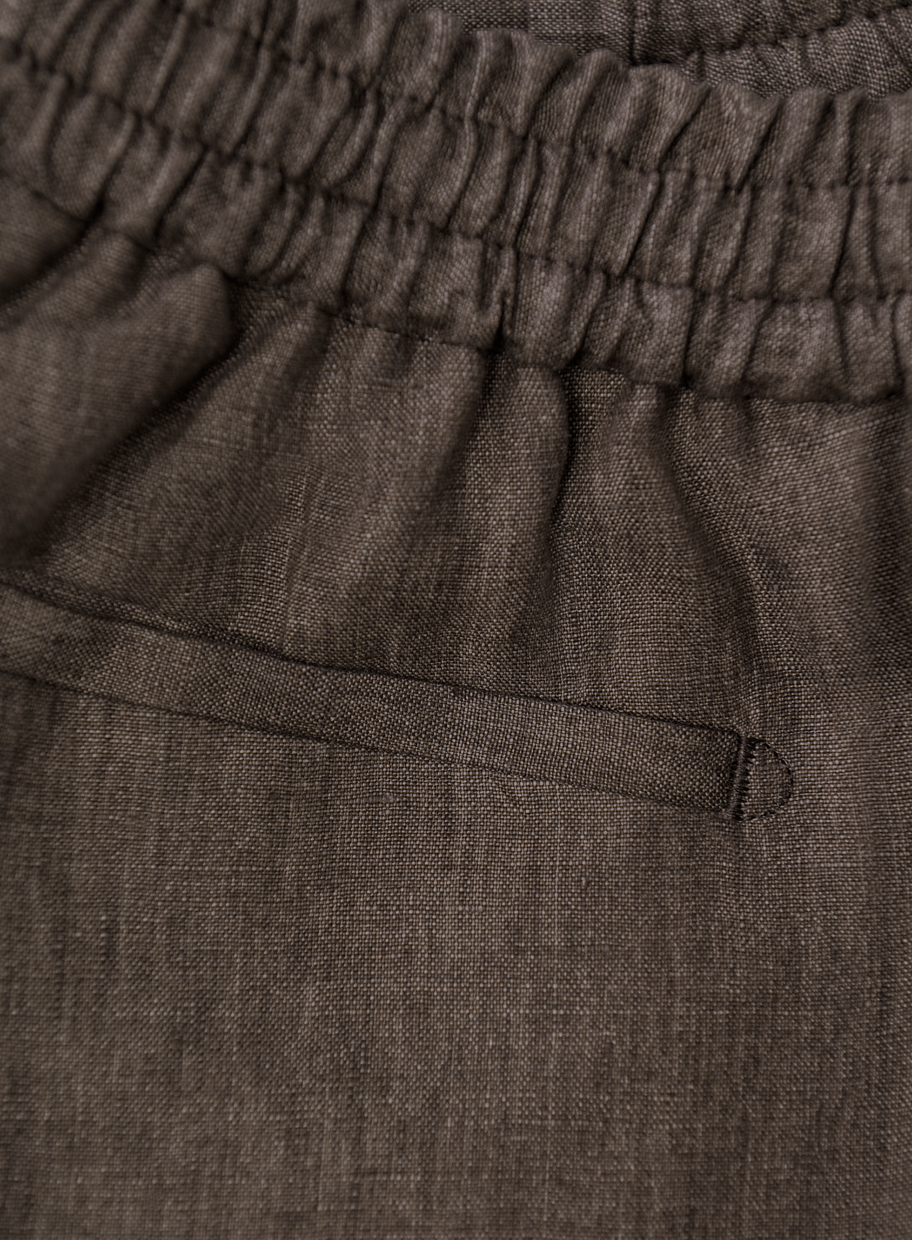 Spiaggia short van linnen | Licht Bruin