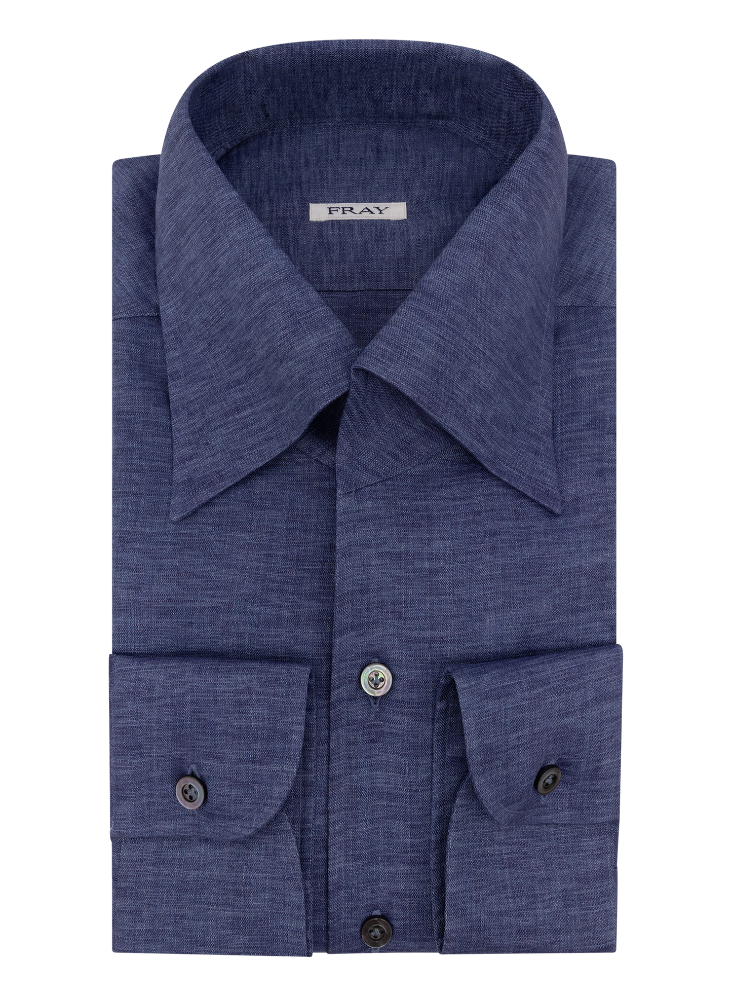 Overhemd van linnen | Ind.Blauw