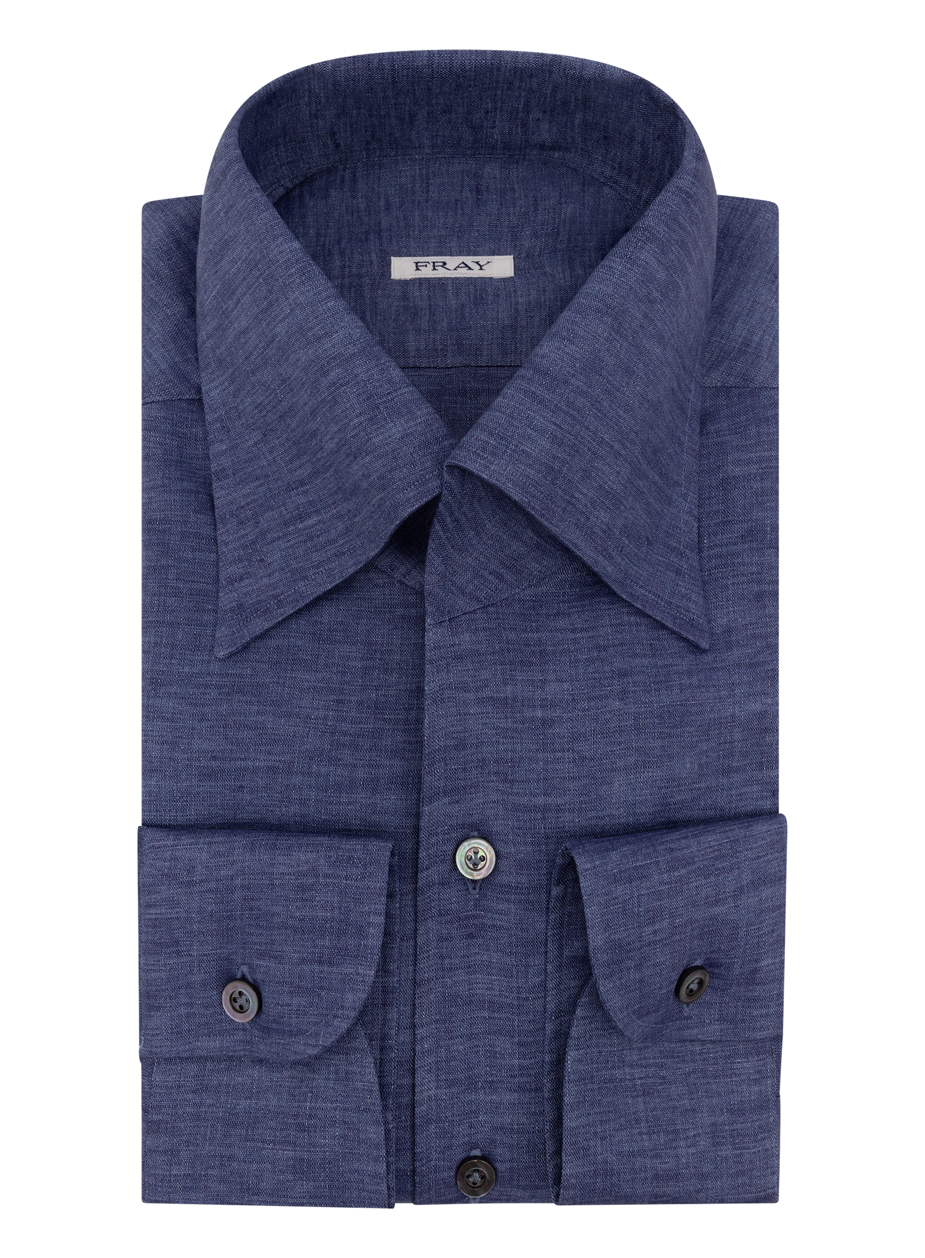 Overhemd van linnen | Ind.Blauw