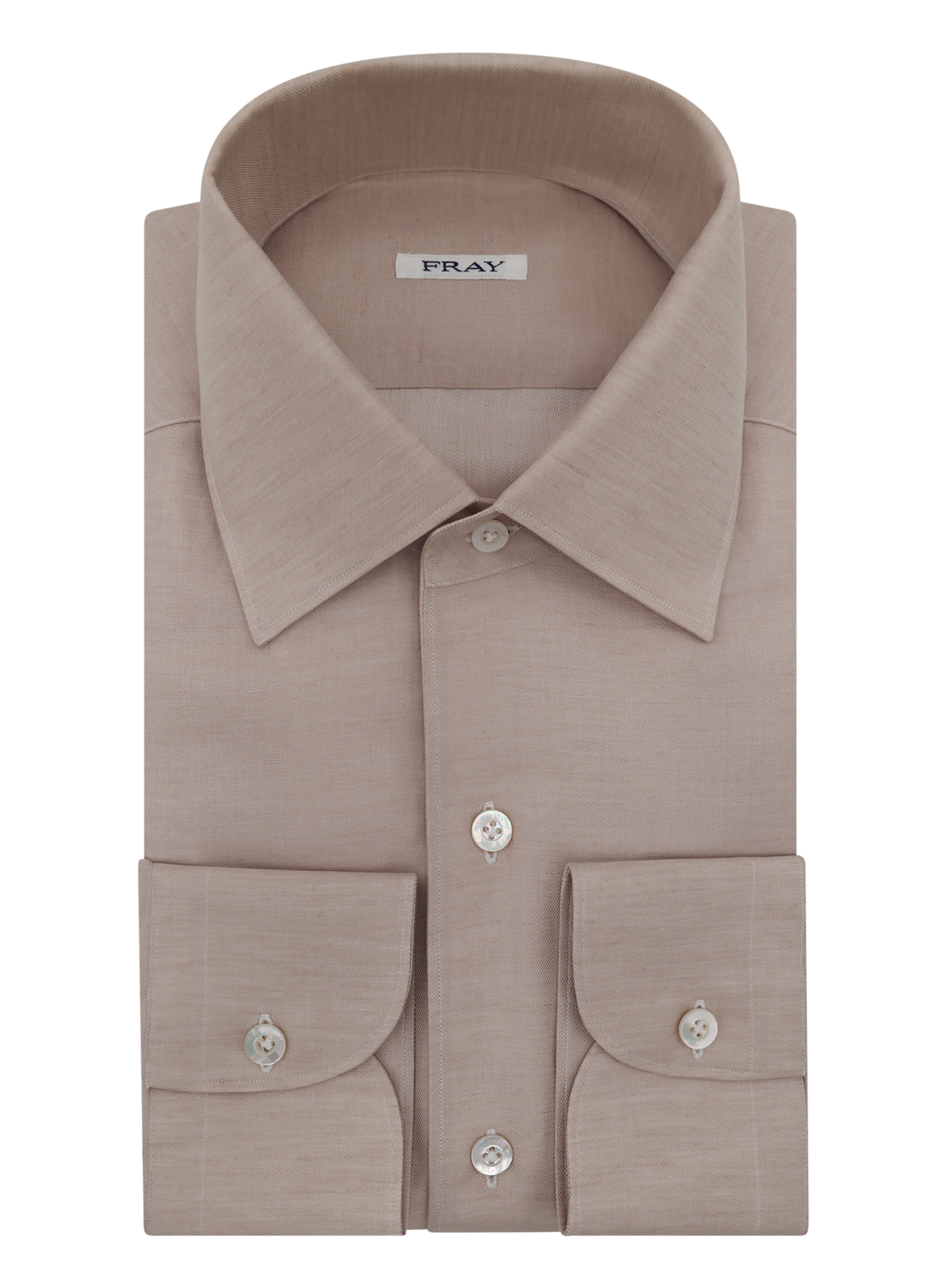 Overhemd van katoen | Beige