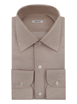 Overhemd in katoen | Beige