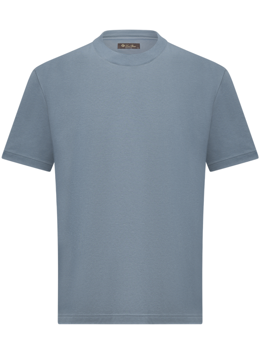 Ray t-shirt van katoen | Blauw