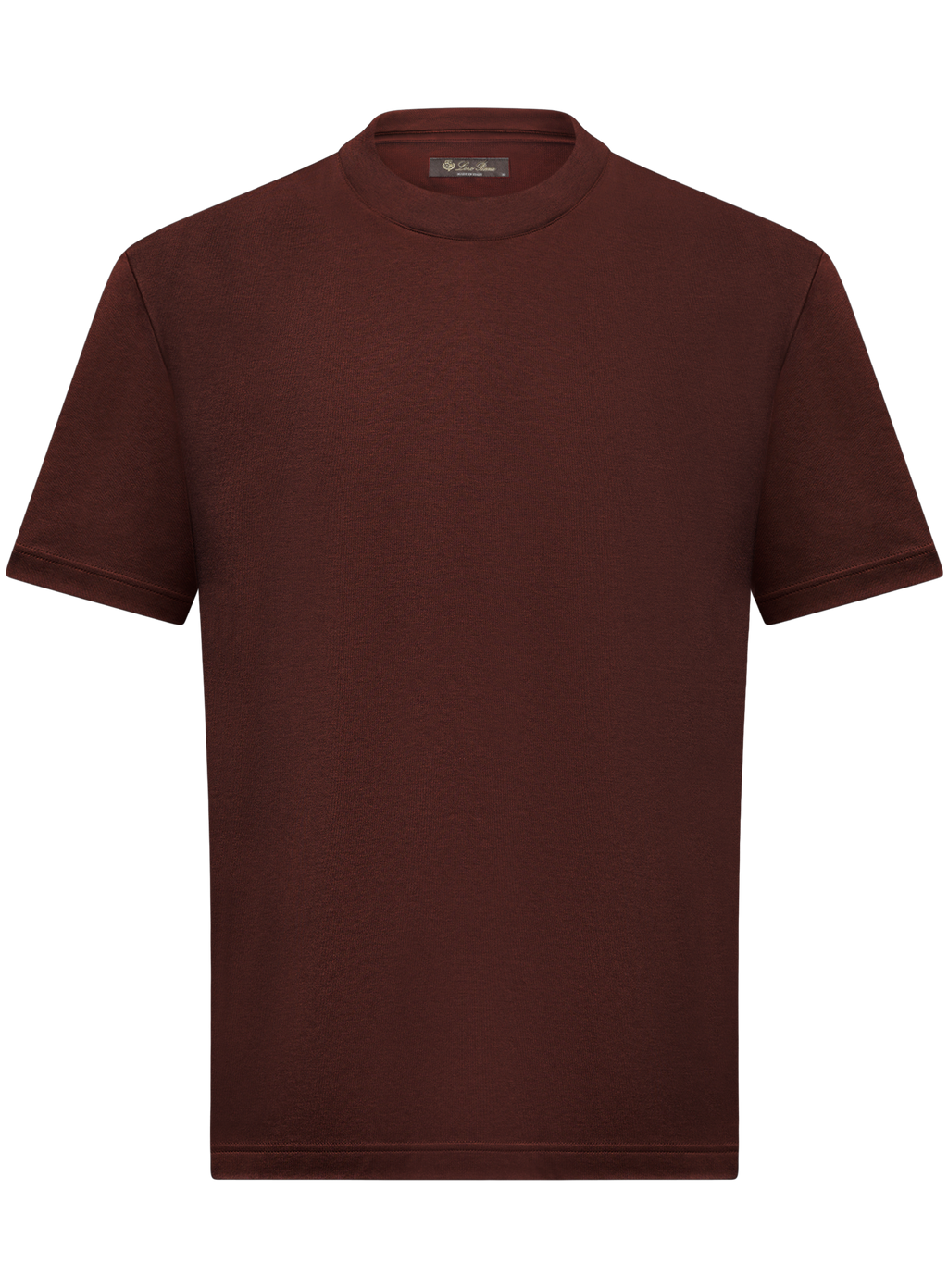 T-shirt in katoen | Bordeaux