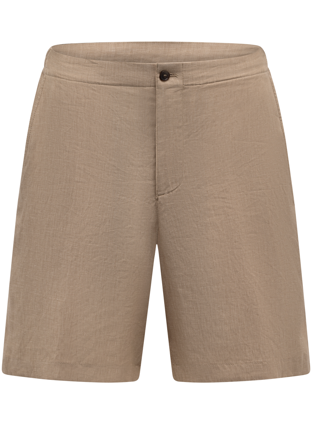 Bermuda van linnen | Beige