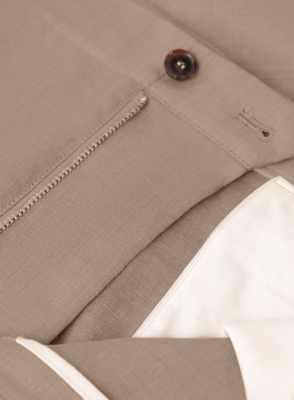 Bermuda van linnen | FULL_WIDTH | Beige