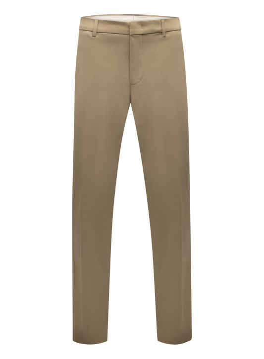Jarno broek van katoen | Licht Bruin