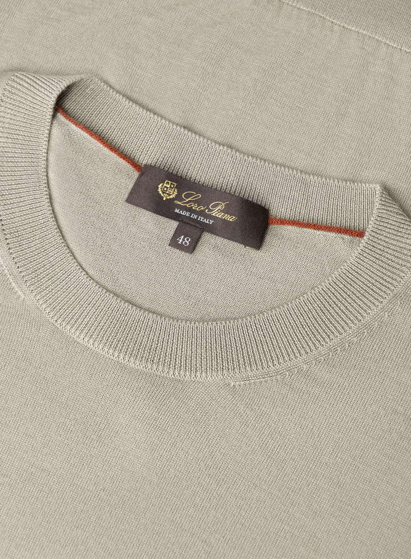 Crewneck van scheerwol, cashmere en zijde