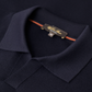 Buttonless polo van scheerwol | FULL_WIDTH | BLUE NAVY
