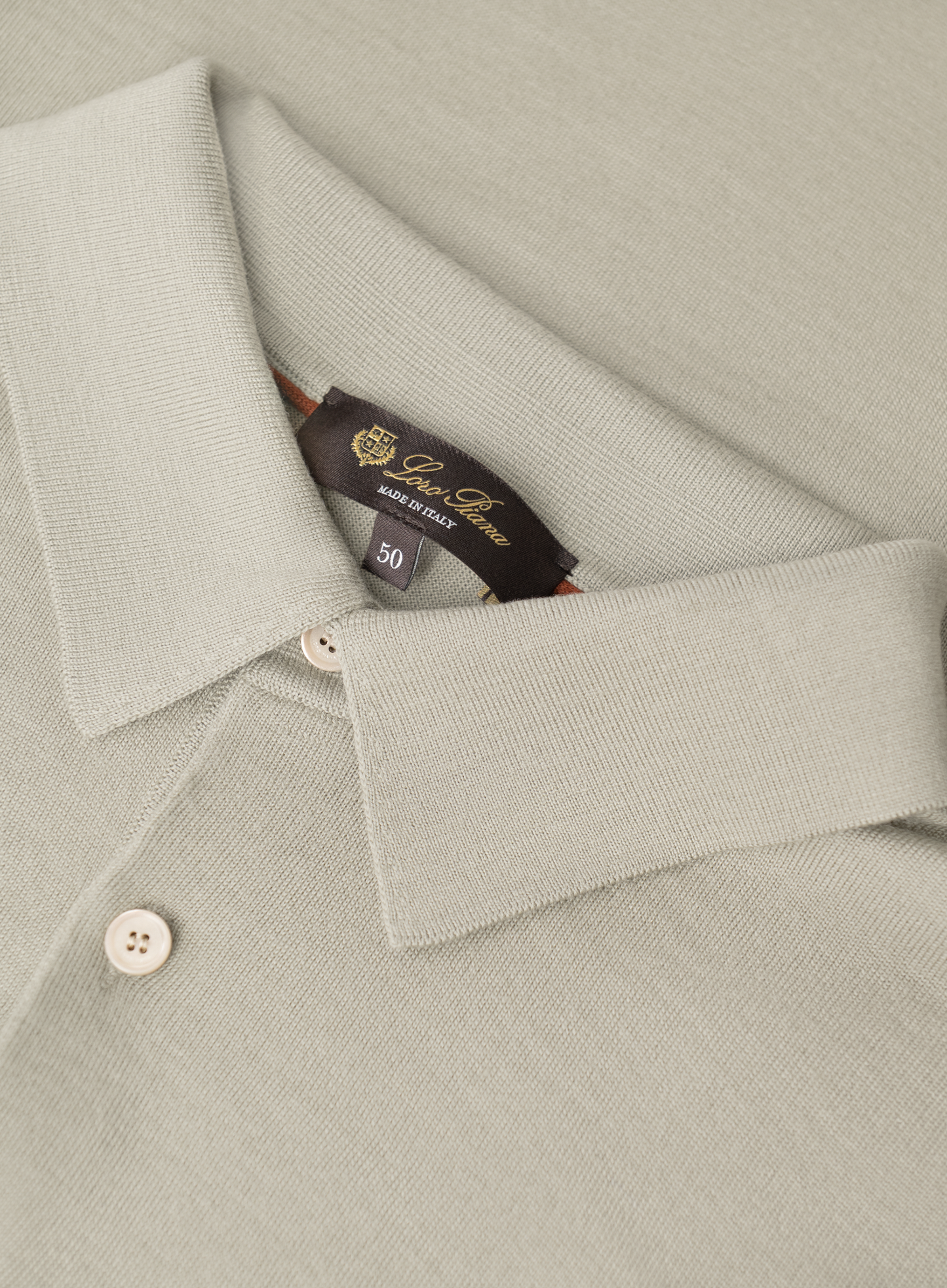 Polo van scheerwol, zijde en cashmere | FULL_WIDTH | D.Groen