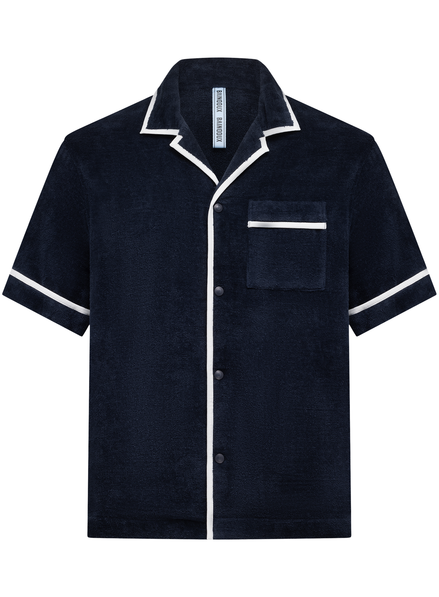 Sky shirt van katoen | BLUE NAVY