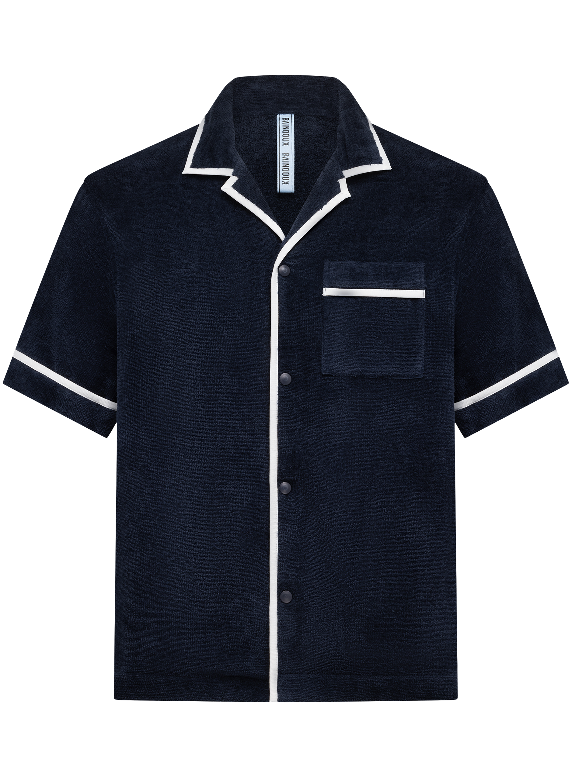 Sky shirt van katoen | BLUE NAVY