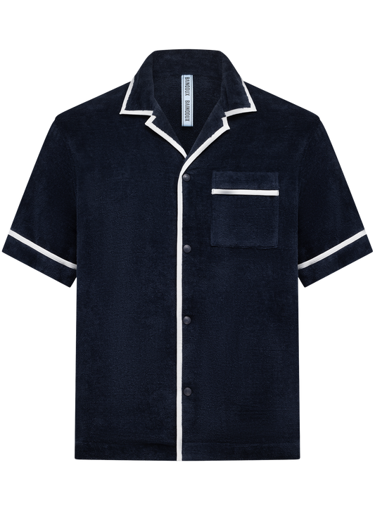 Sky shirt van katoen | BLUE NAVY