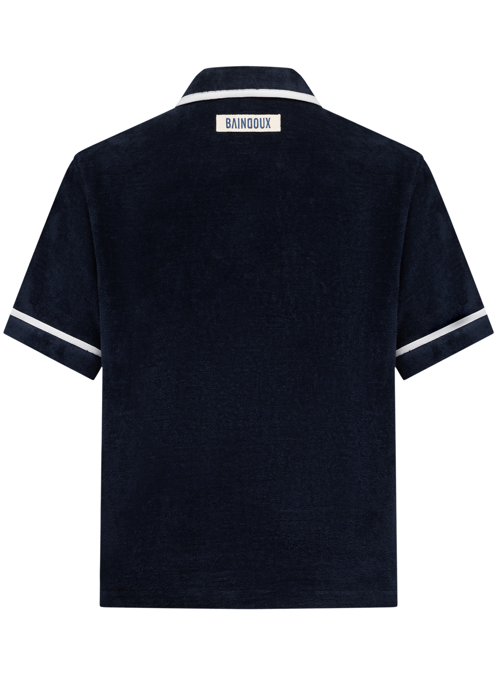 Sky badstof shirt van katoen | BLUE NAVY