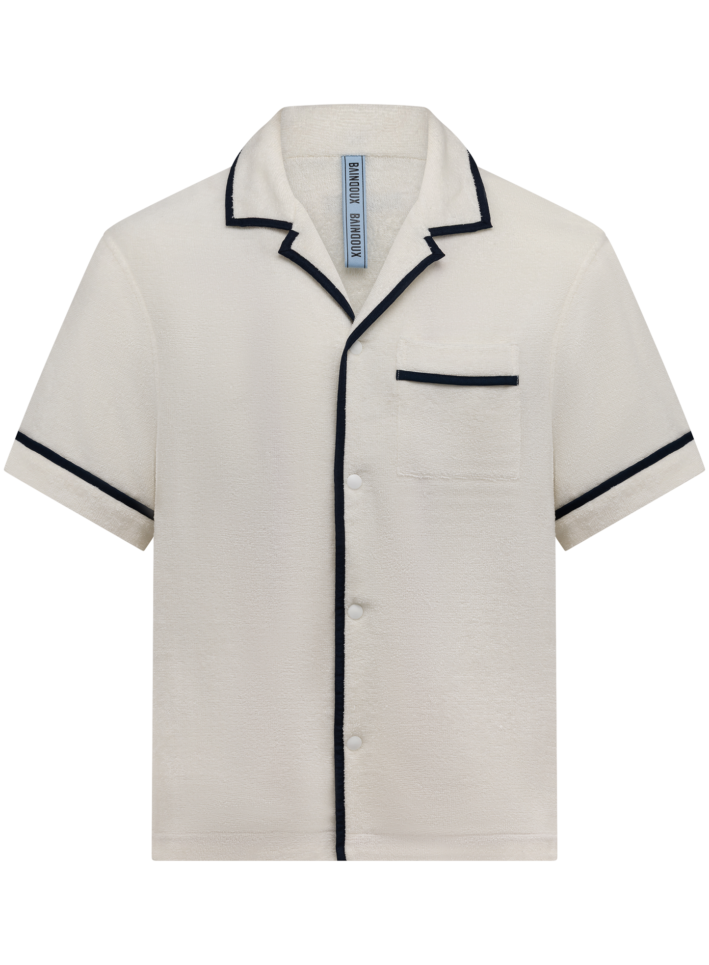 Sky shirt van katoen | Wit