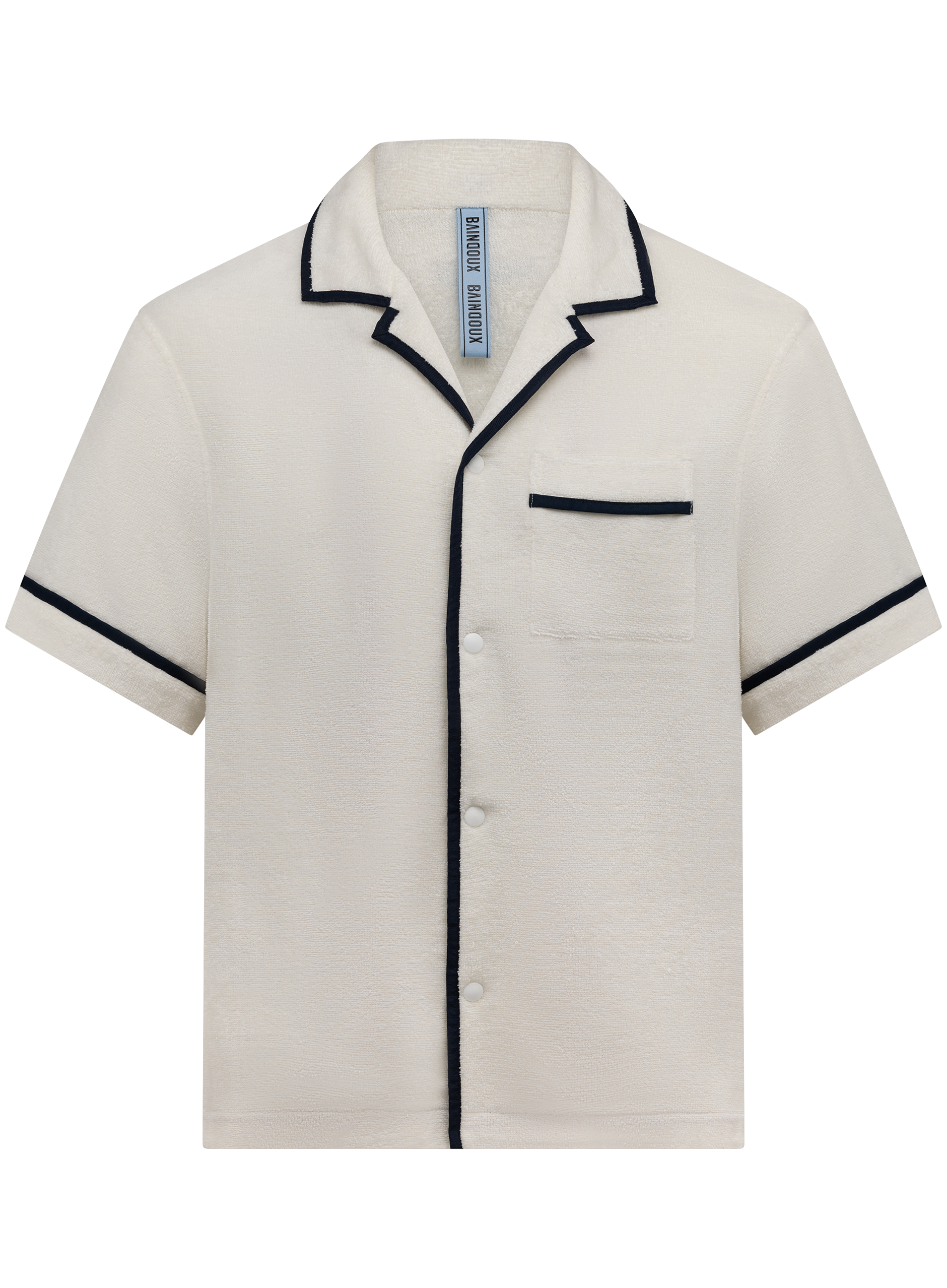 Sky shirt van katoen | Wit