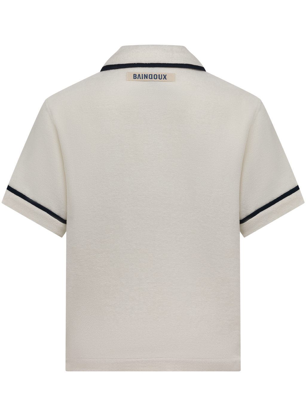 Sky badstof shirt van katoen | Wit
