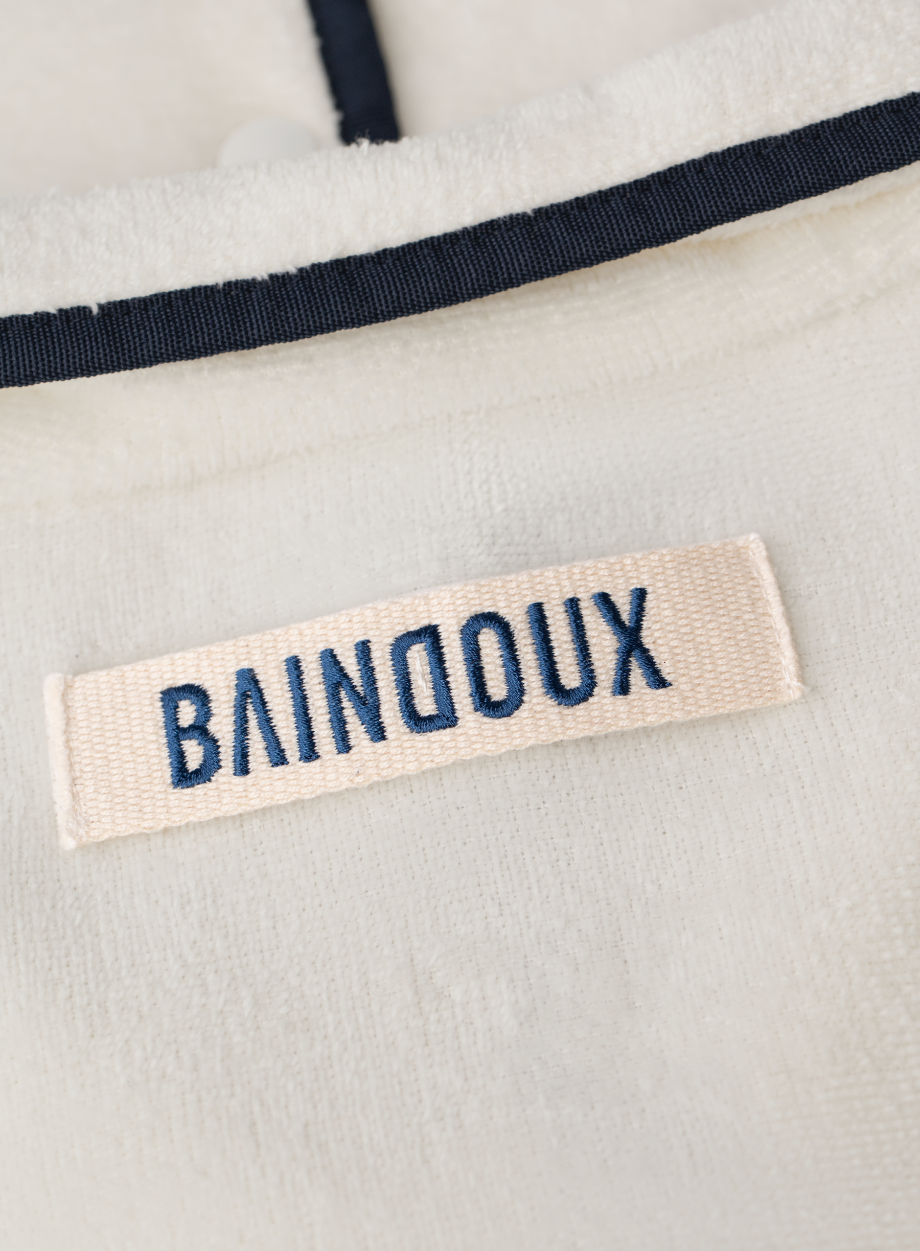 Sky badstof shirt van katoen | Wit