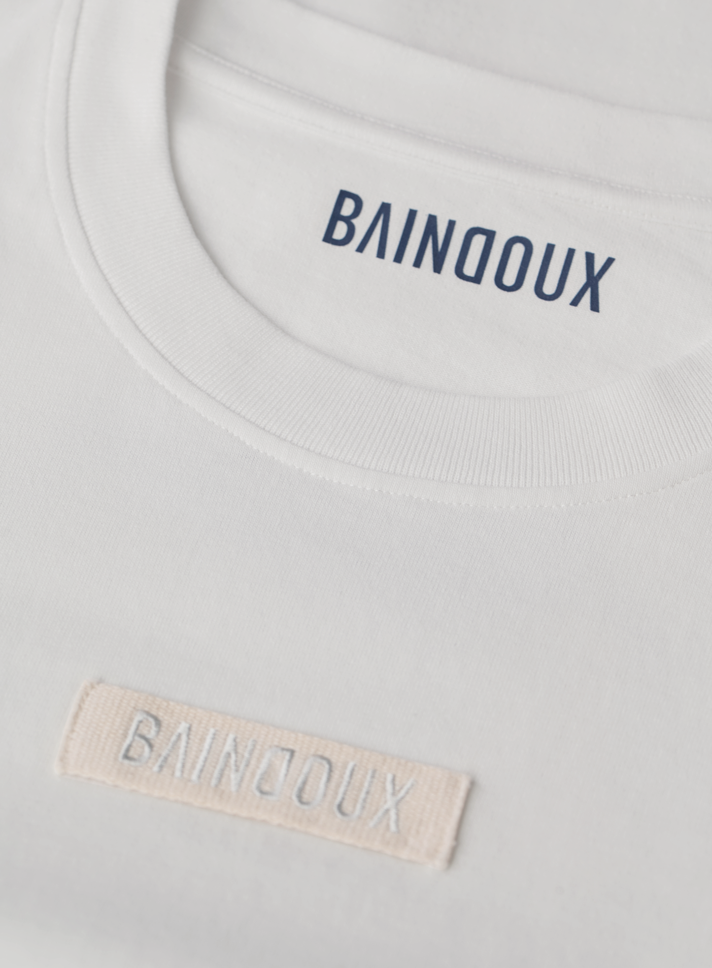 Saint Tropez t-shirt van katoen | FULL_WIDTH | Wit