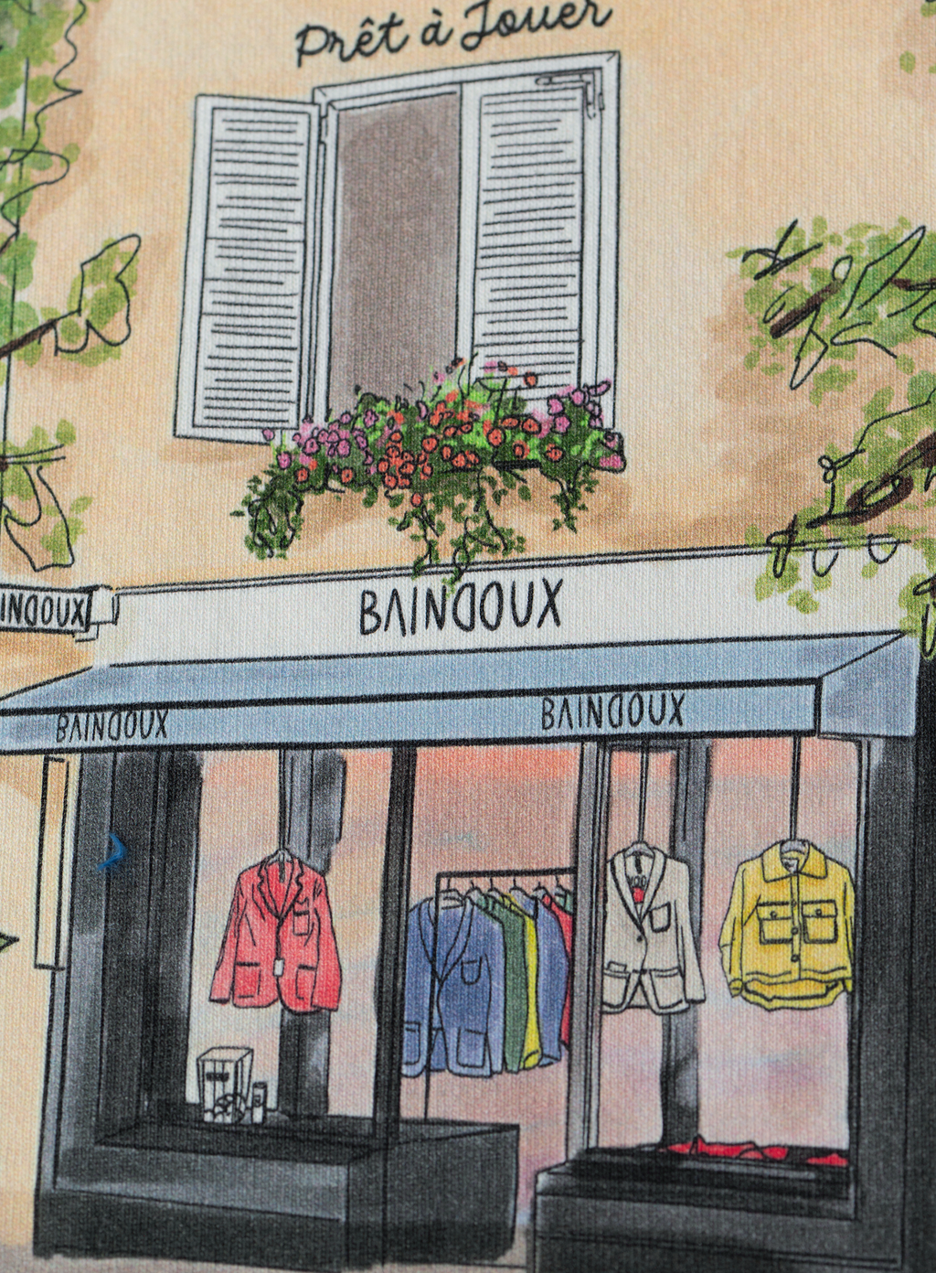 Saint Tropez t-shirt van katoen | FULL_WIDTH | Wit